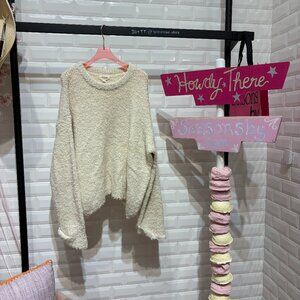 Boucle Pullover Knit- C4056